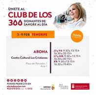 Campaña de Hemodonación en Los Cristianos - Arona
