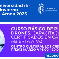 Curso básico de piloto de drones. Capacitación para certificados en categoría abierta A1/A3