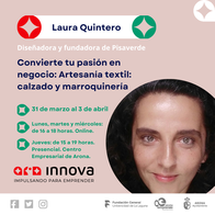  Convierte tu pasión en negocio. - Artesanía textil: calzado y marroquinería